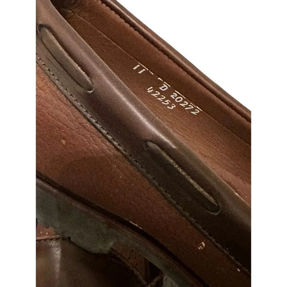 Allen Edmonds Nashua Men's Brown Leather Kiltie Tassel Loafers Size US 11D - Picture 3 of 7